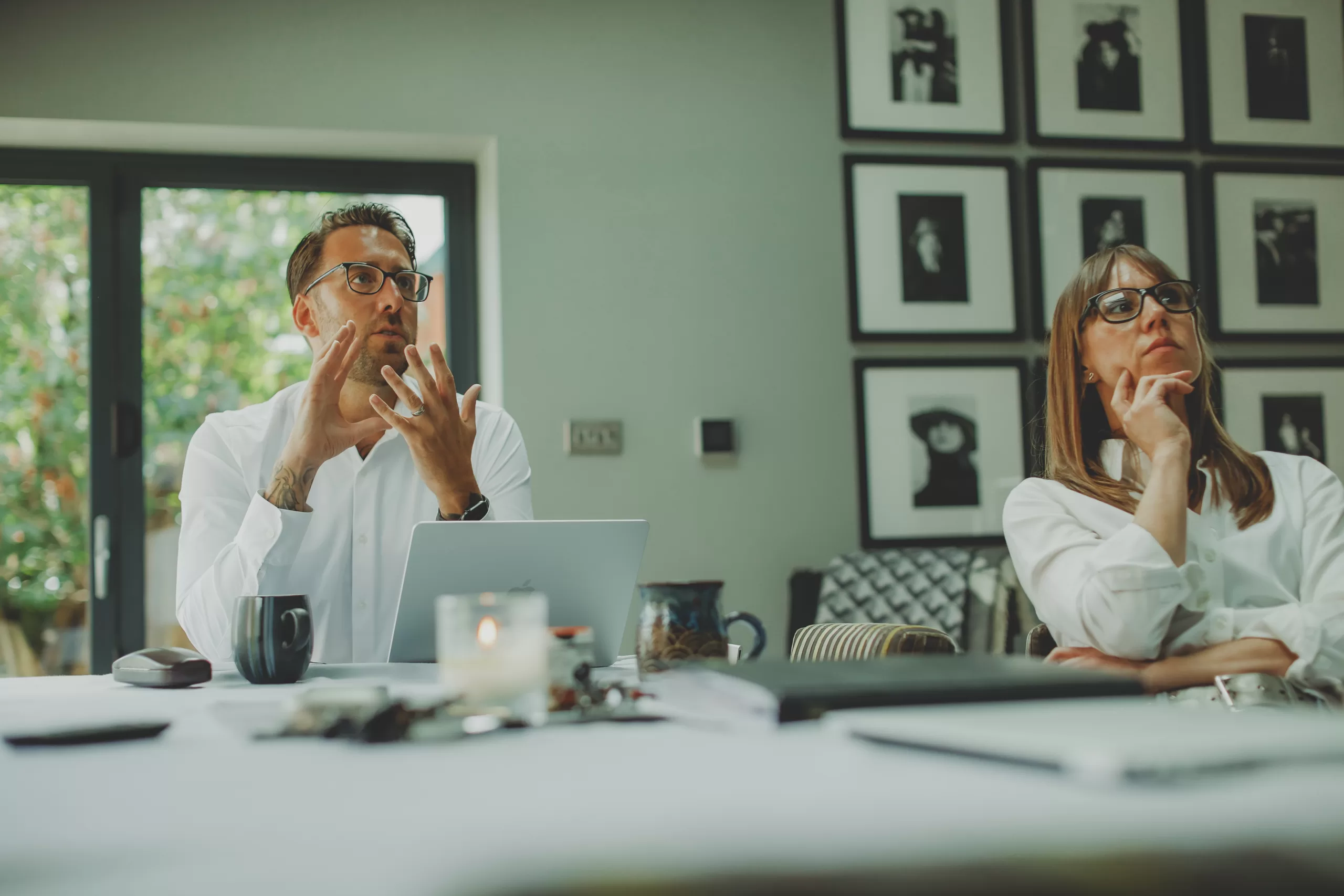 Harkness Photography Logo Presentation Research Designer and client