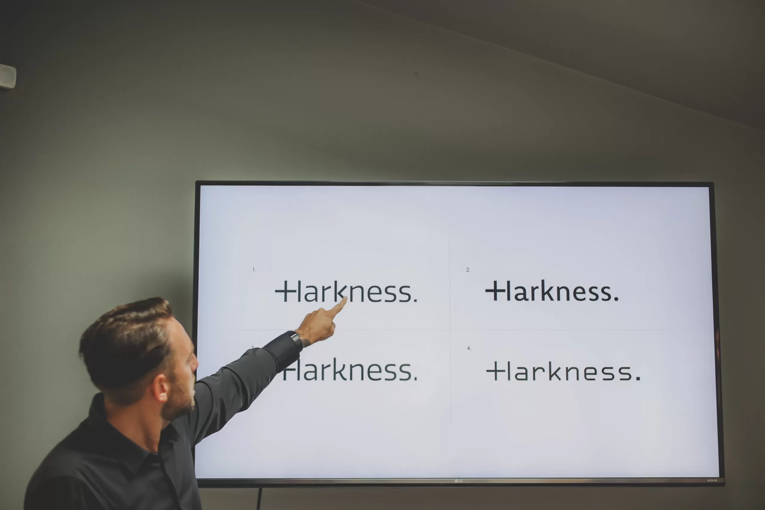 Harkness Photography Logo Presentation